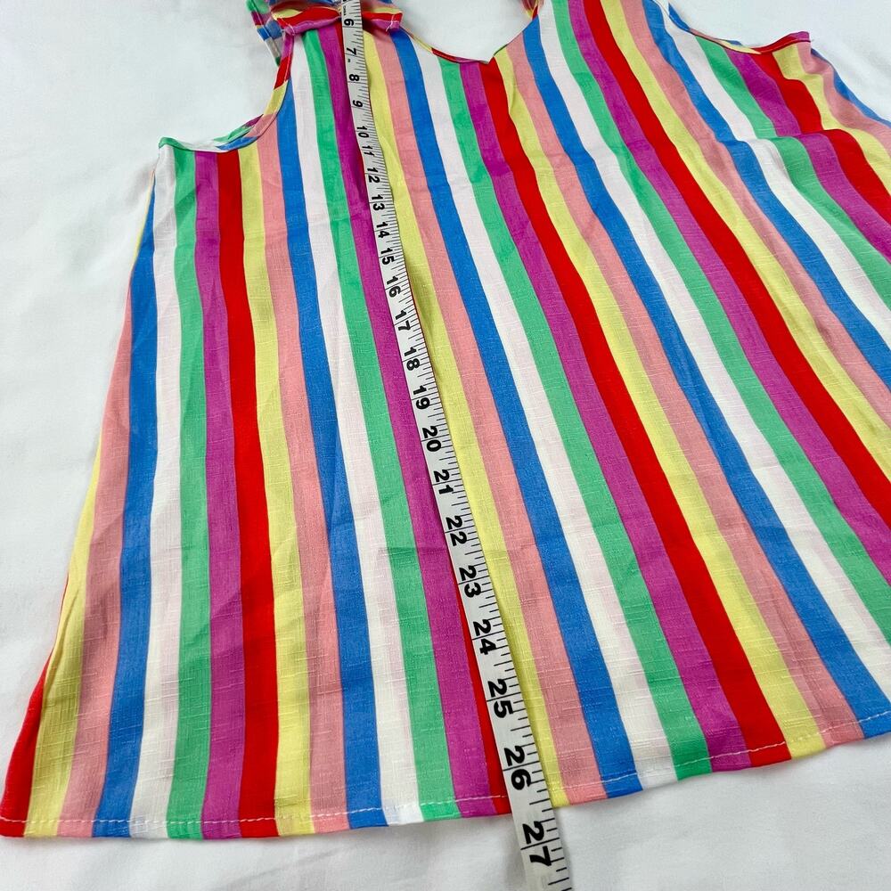 Entro Multicolor Striped Tank Top - Picture 6 of 7